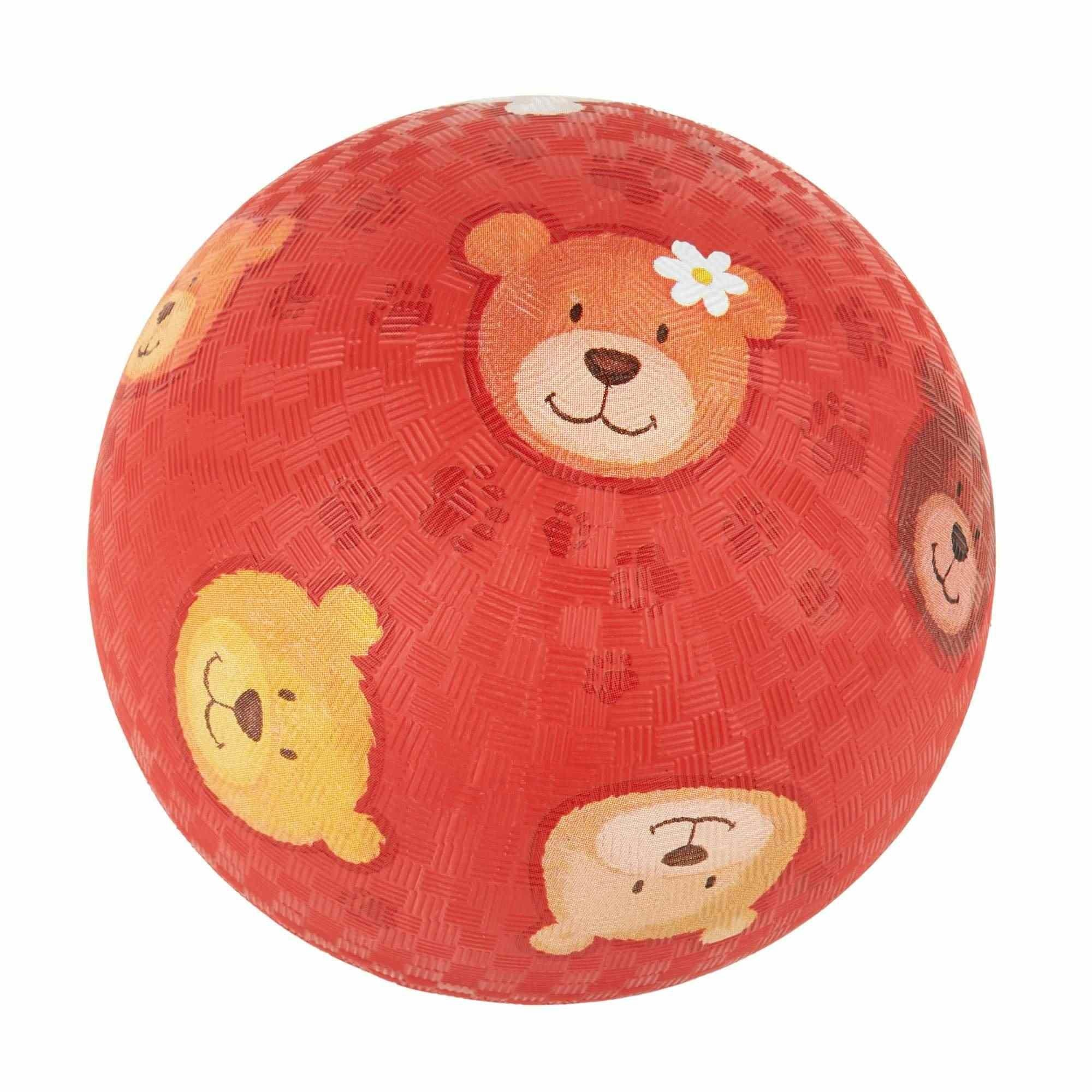 Kautschukball Bär rot