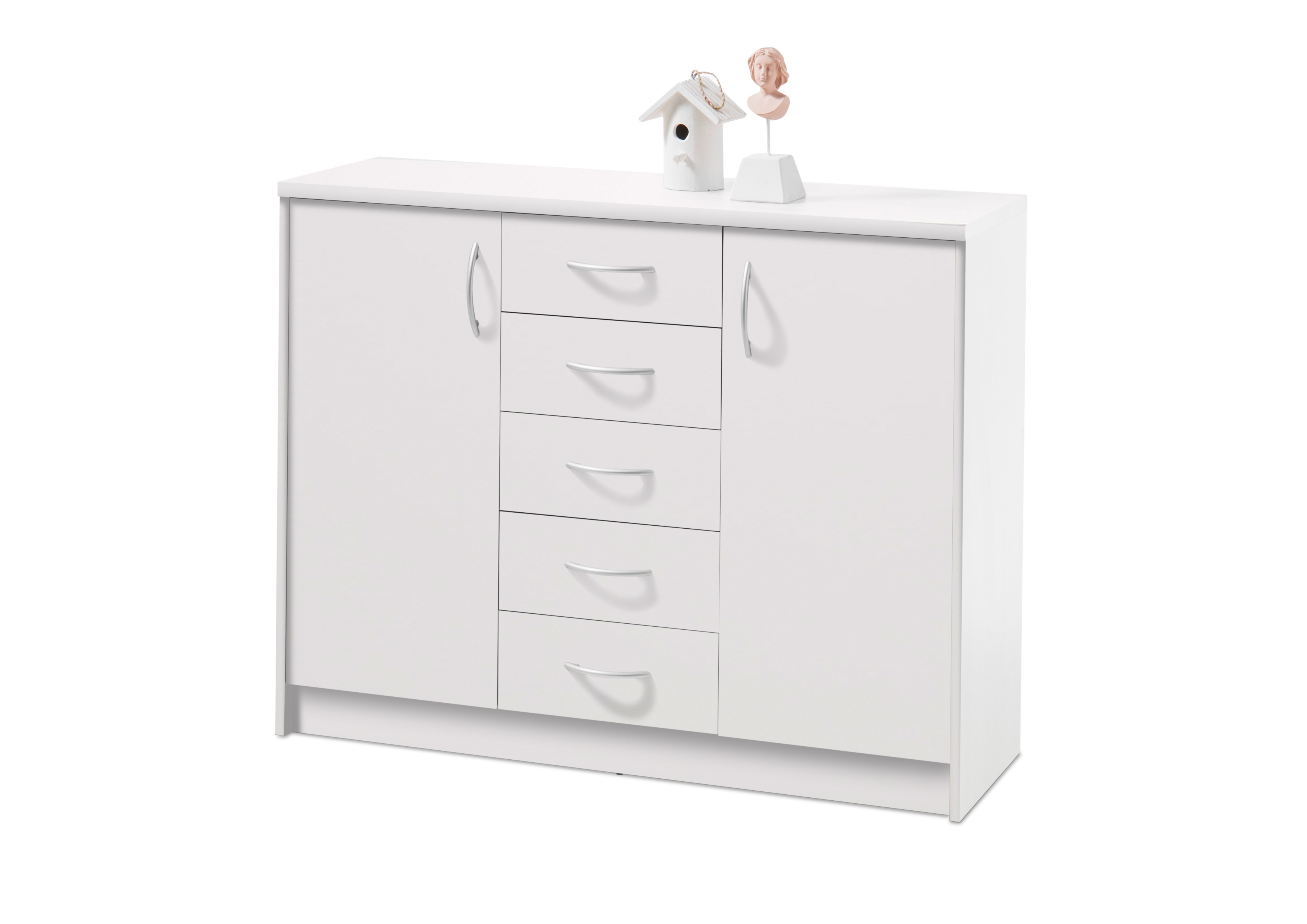 Kommode Optimus weiß Holz