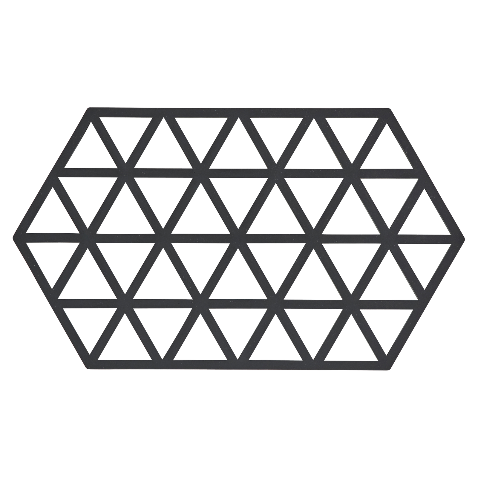 Untersetzer Triangle schwarz Silikon