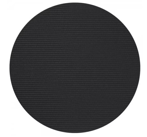 Tischset Sisal Rough Placemats schwarz matt PU