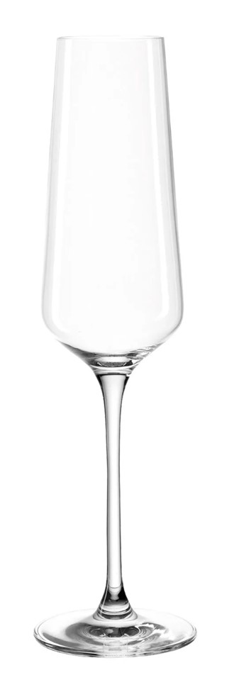 Bicchiere da champagne PUCCINI chiaro geometrico