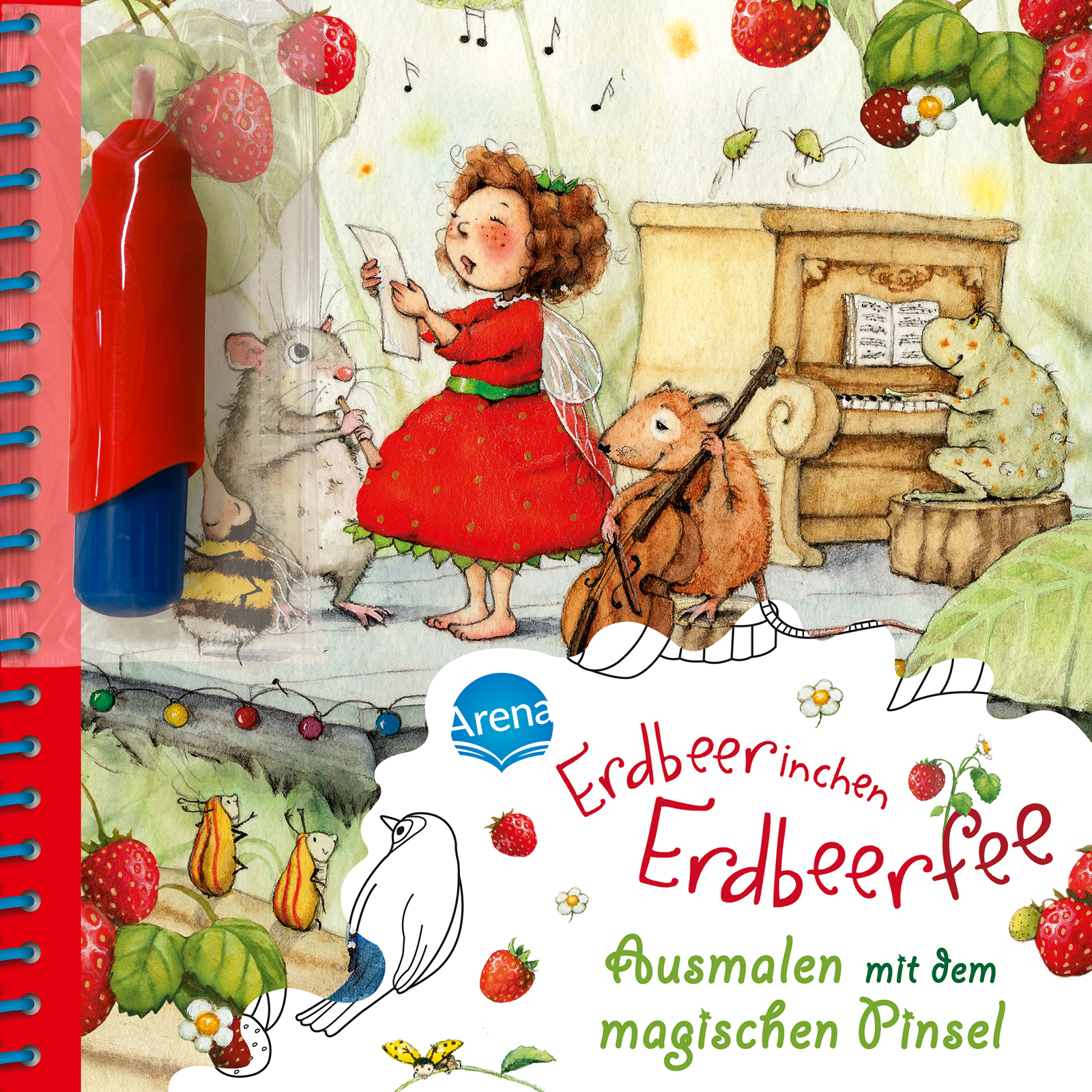 Libro illustrato Erdbeerinchen Cartone multicolore