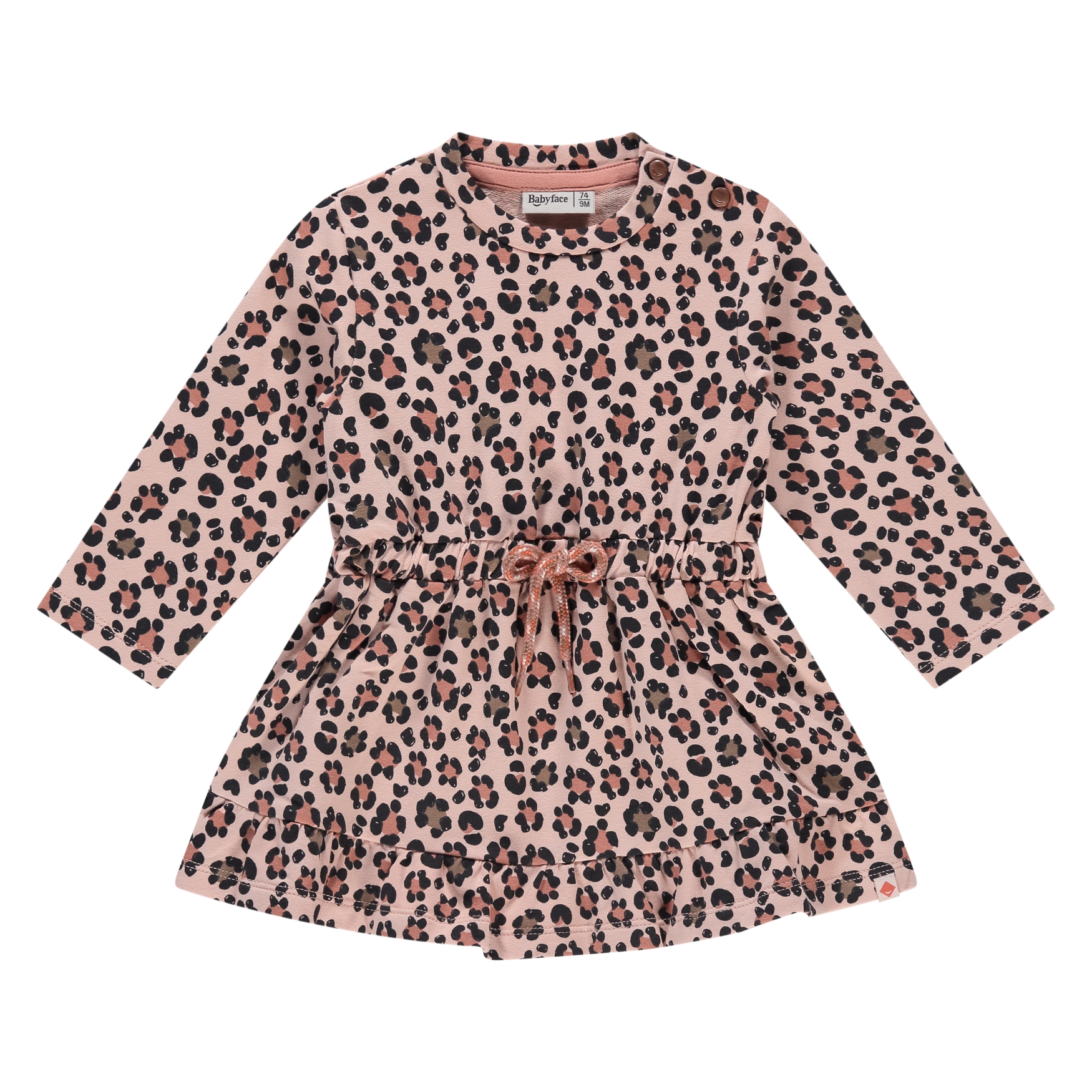 Abito Babyface rosa in cotone e spandex