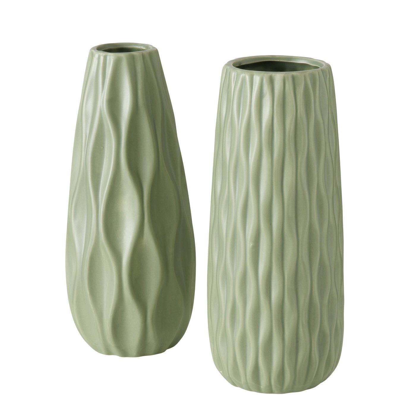 Vaso Luana 2 tipi in gres verde