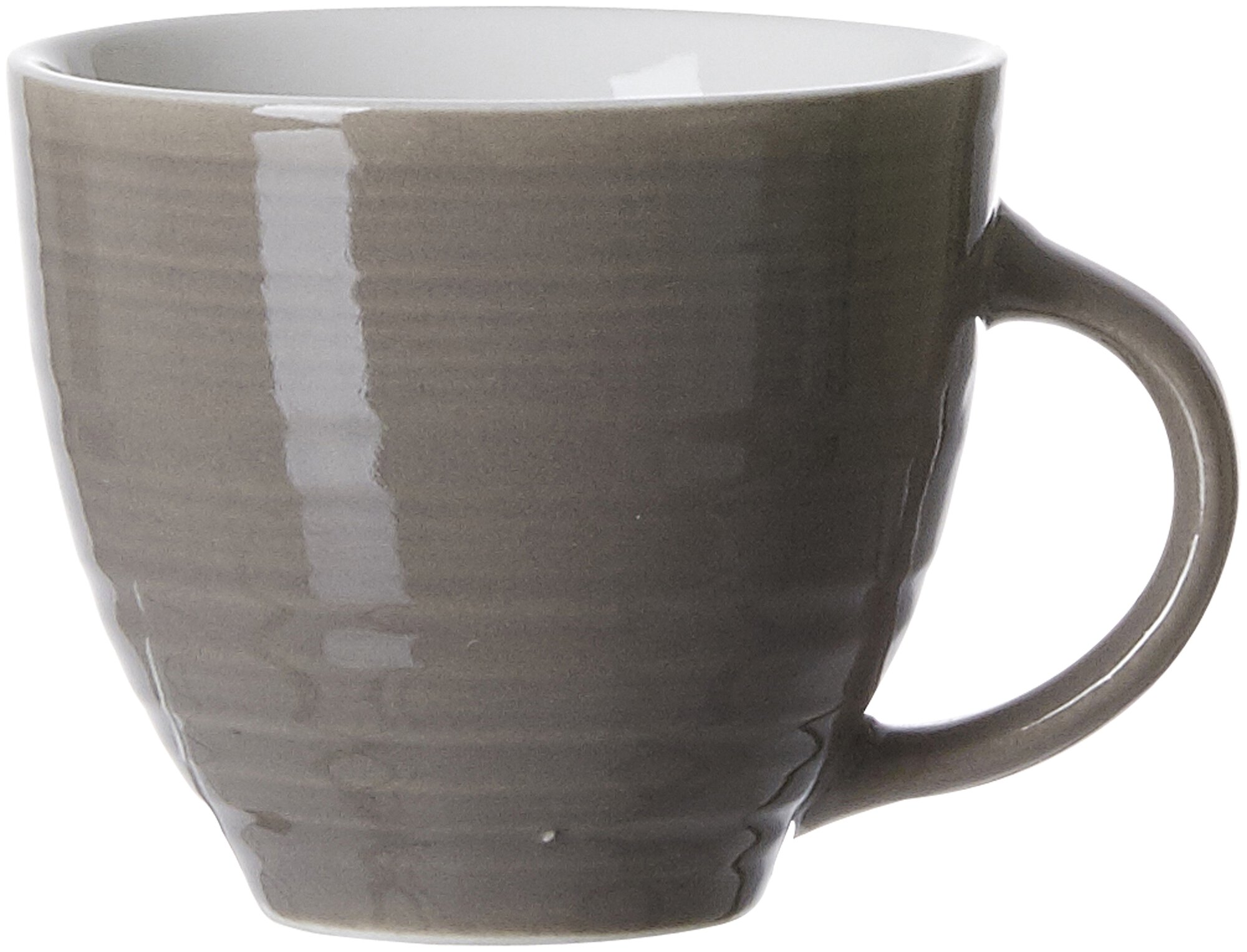 Espresso-Obertasse STANDARD Braun Porzellan