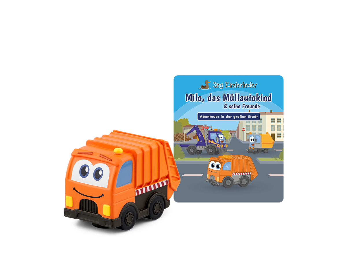 Sing Kinderlieder - Milo, das Müllauto-Kind & seine Freunde - Abenteuer in der großen Stadt Content Tonie Multicolor