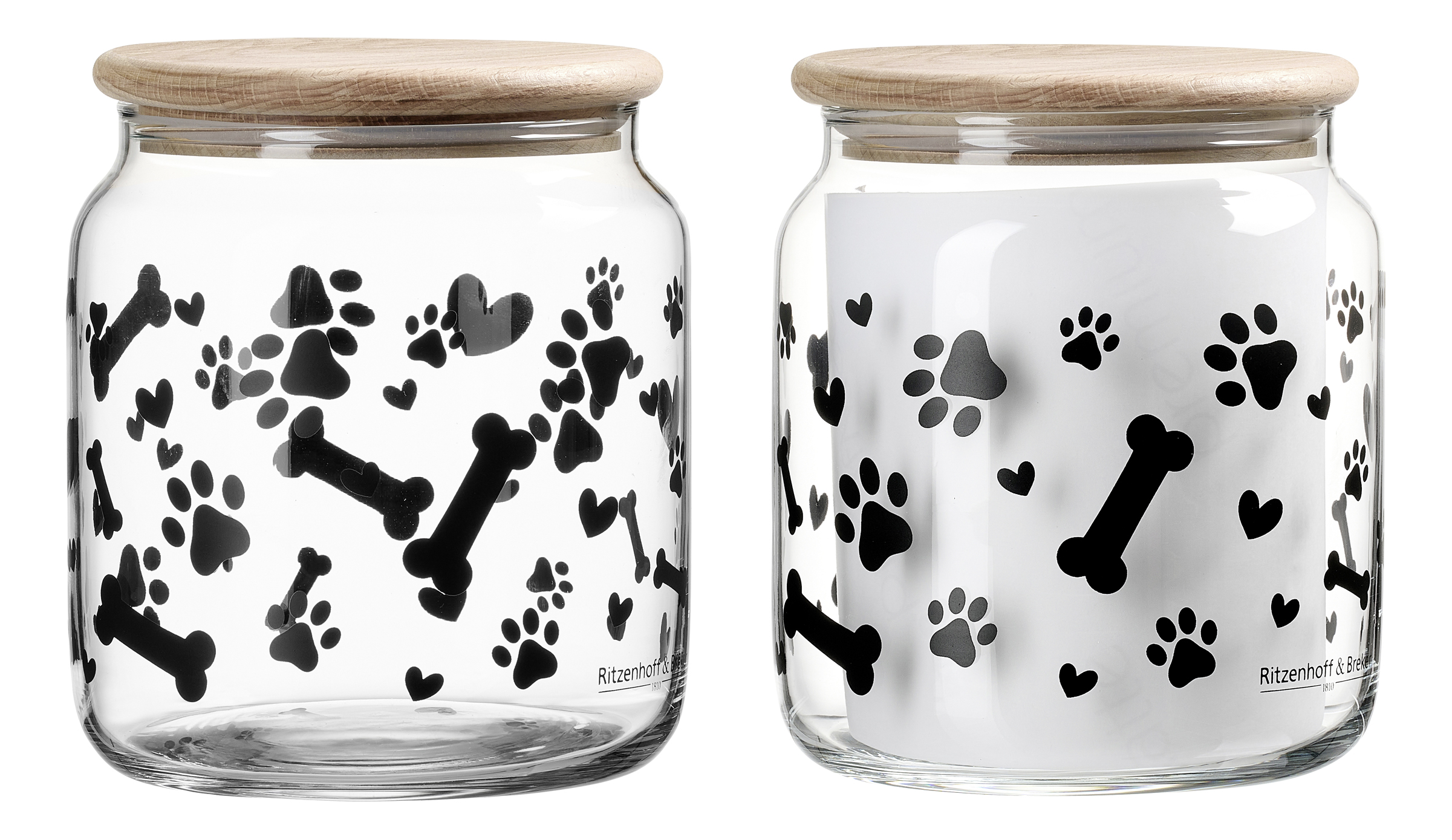 Dose Mika transparent Glas