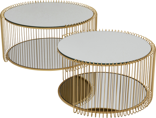 Couchtisch WIRE gold