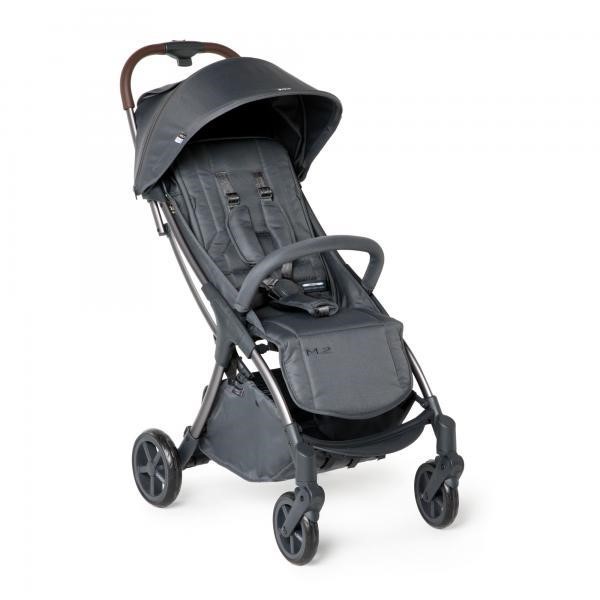 Kinderwagen M2 graugrün Stoff Aluminium