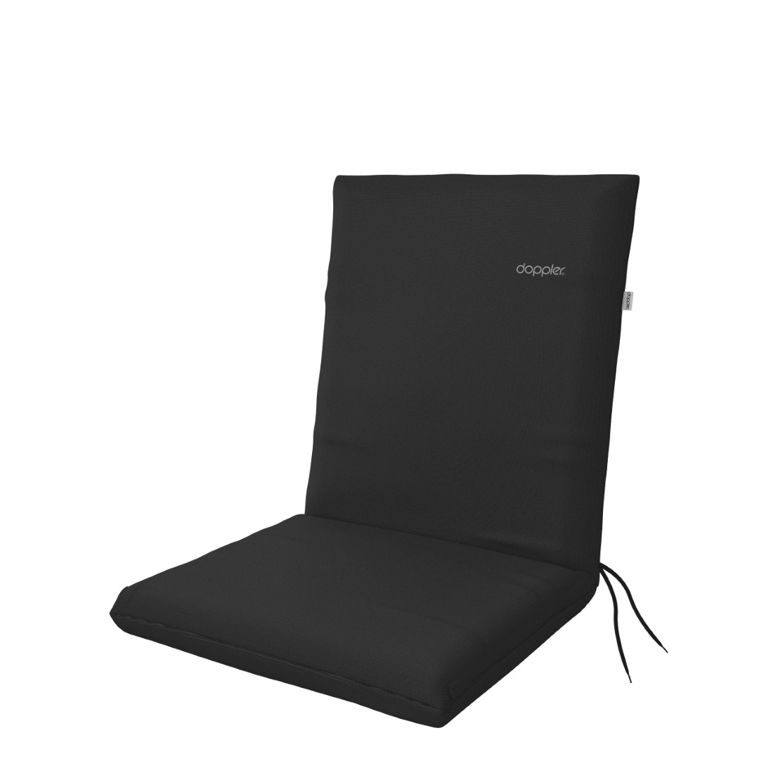 Outdoor Stuhlpolster Nature schwaz Stoff