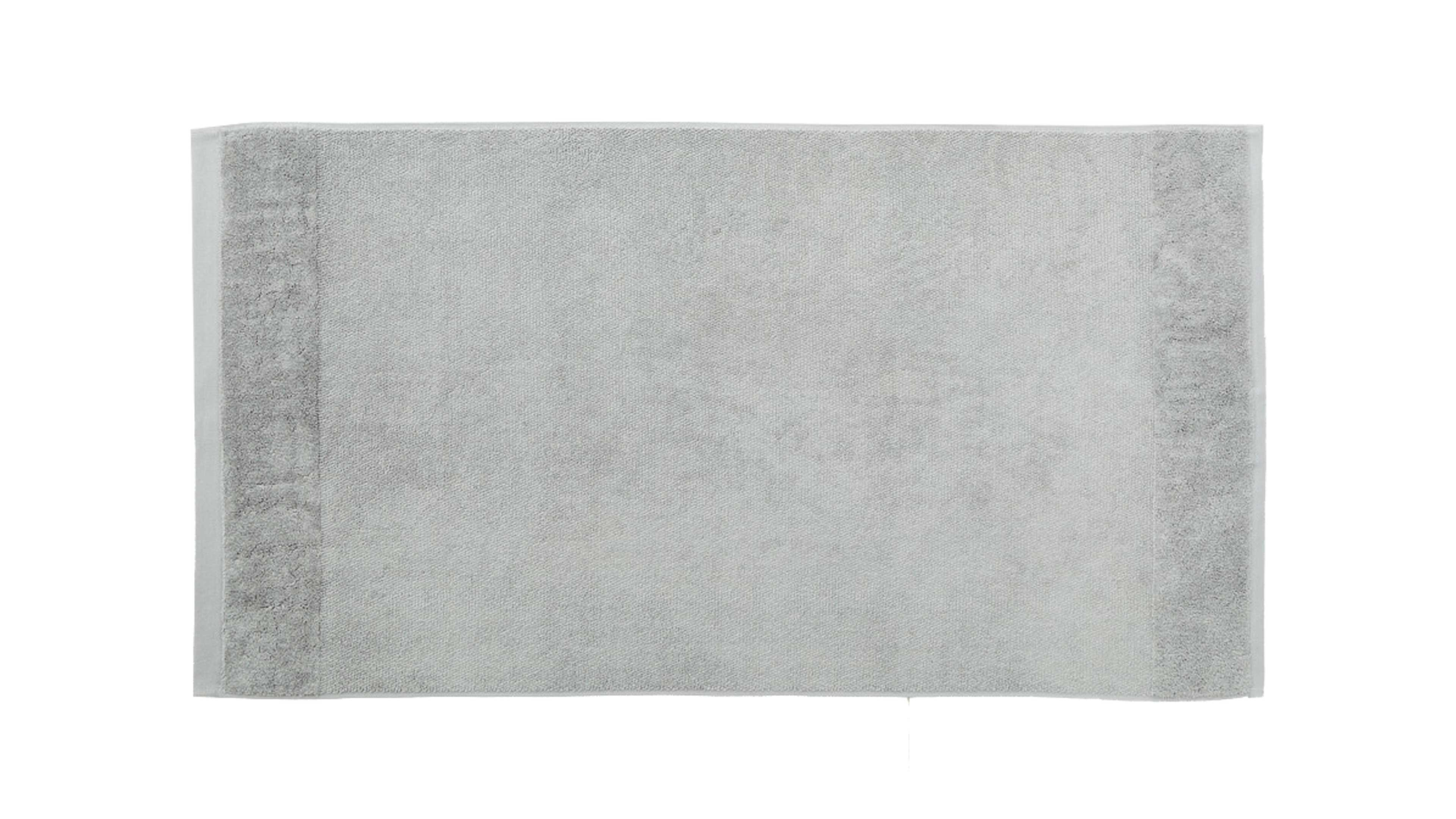 Handtuch Interliving 9108 Silver Baumwollgewebe