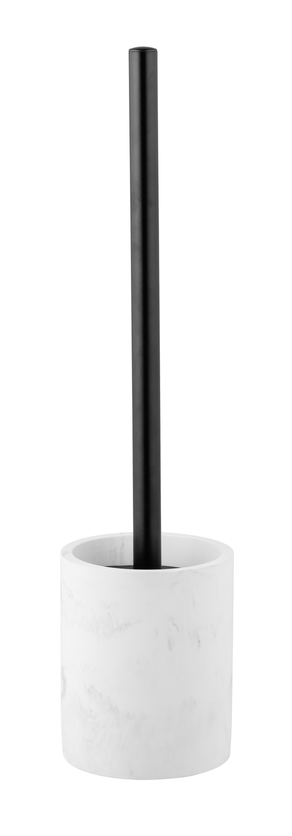 WC-Garnitur Balatro Weiß Schwarz Naturmaterialien Edelstahl