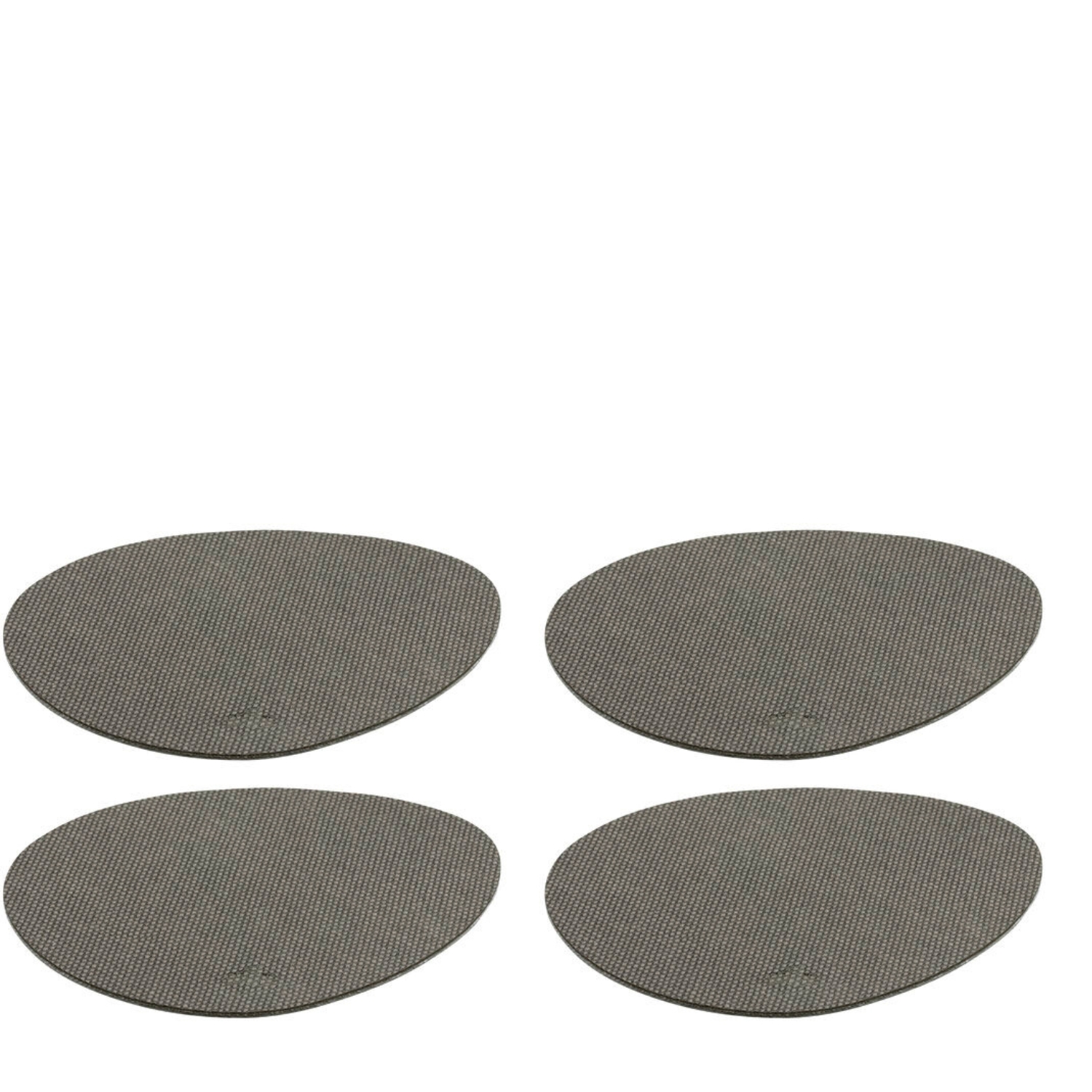 Untersetzer 4-tlg. Gocce grau Polyvinylchlorid (PVC)