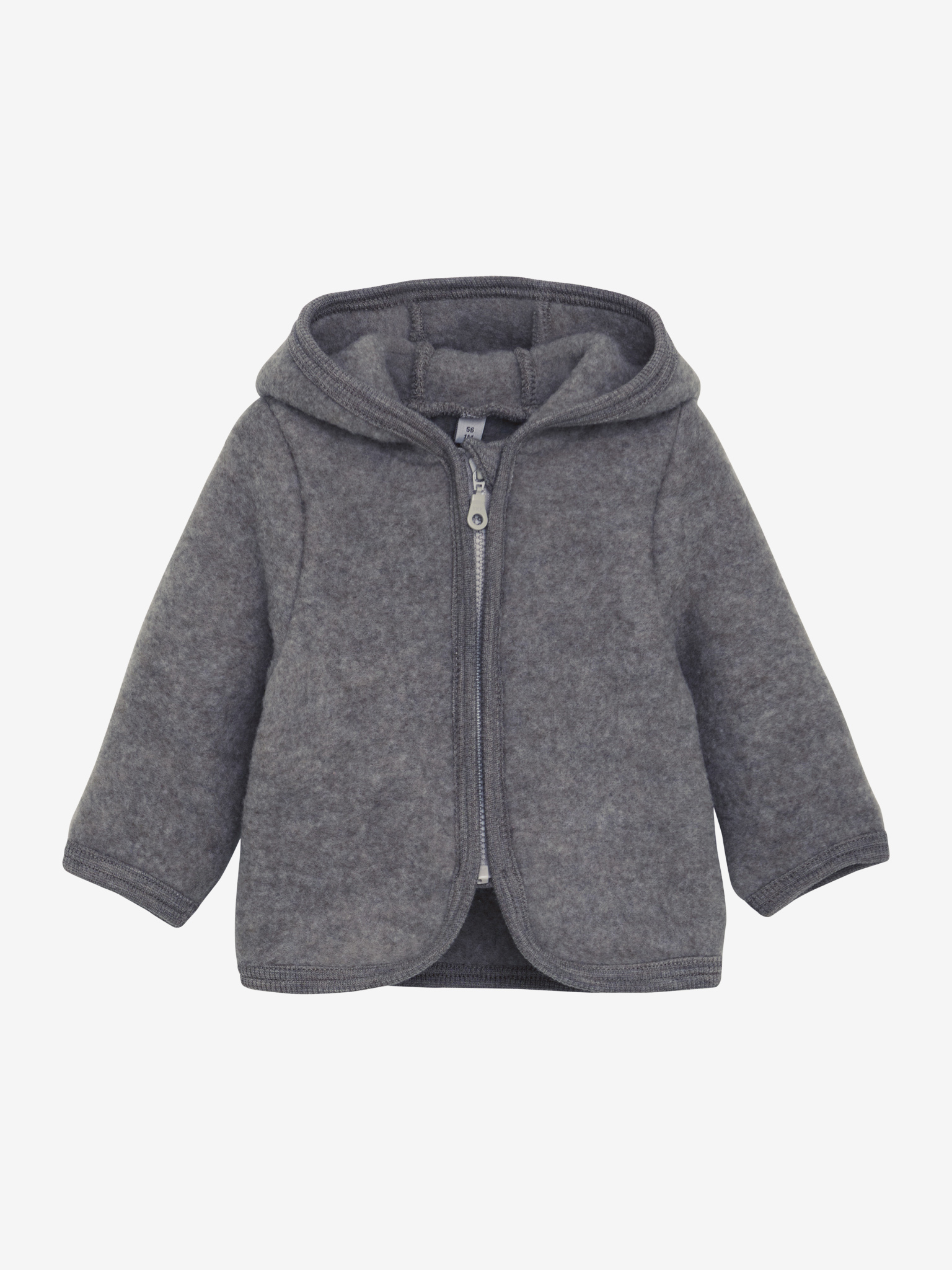 Winterjacke Huttelihut Grau Wolle