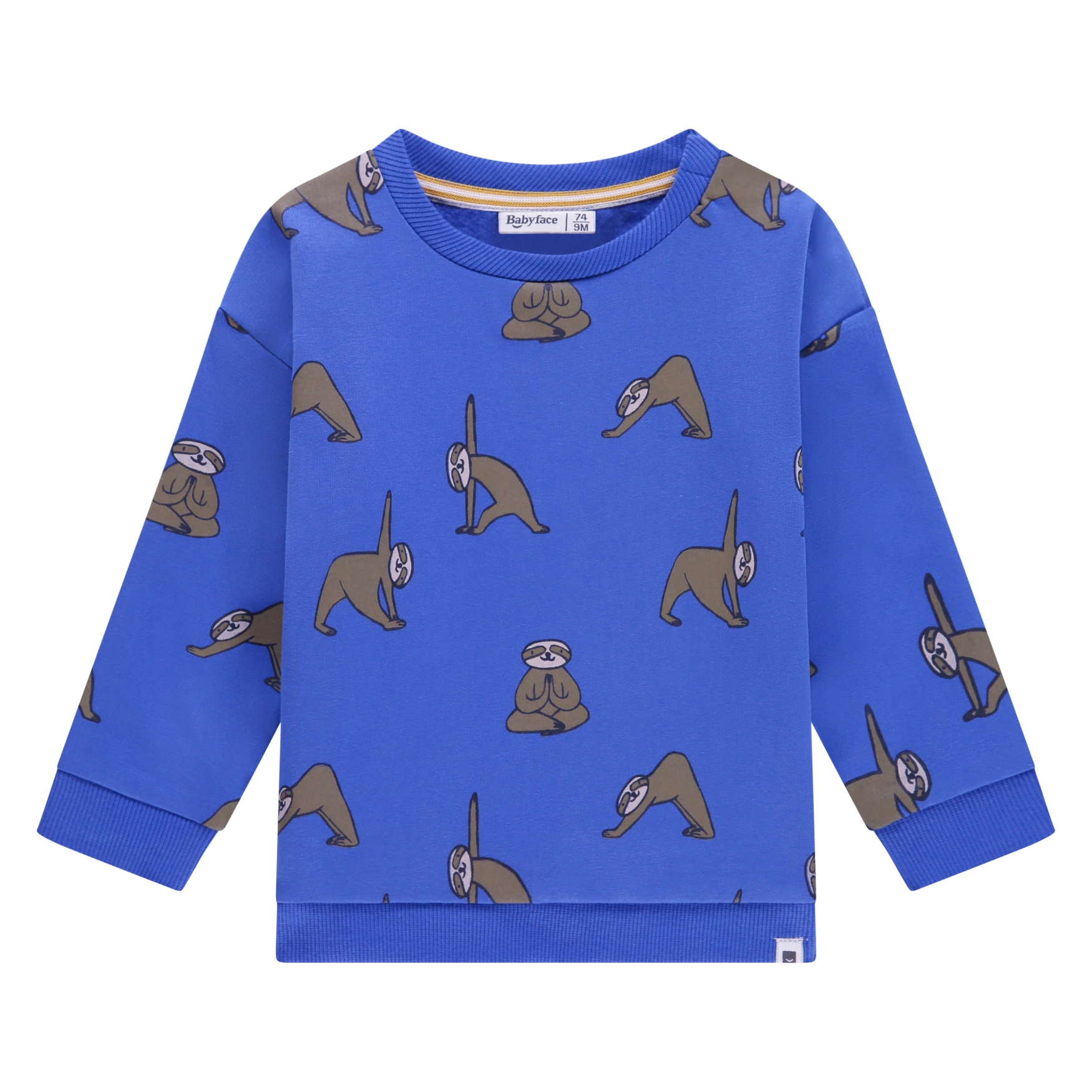Langarmshirt Boys Babyface blau cotton elastane