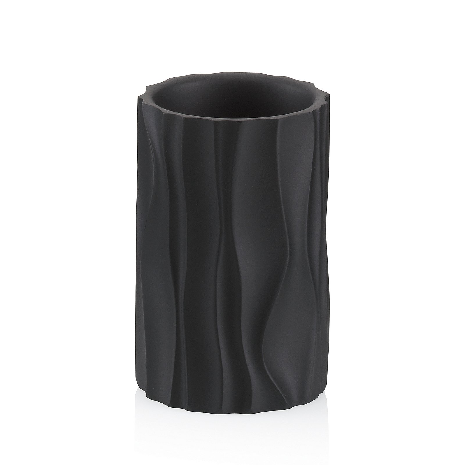 Becher Merida schwarz Polyresin