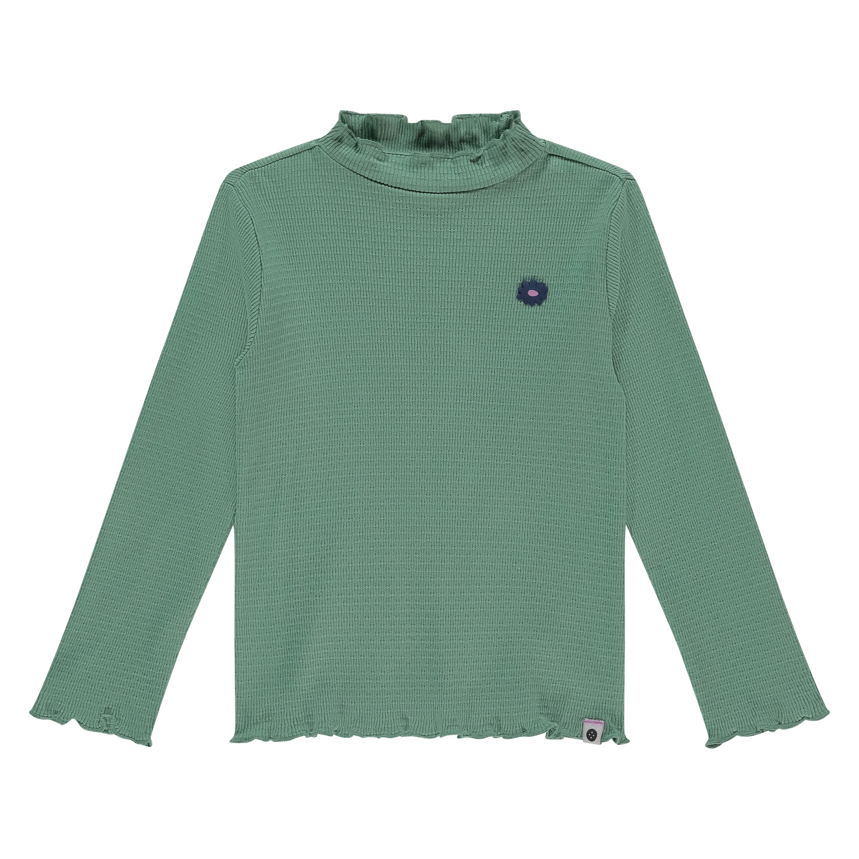 Camicia a maniche lunghe Girls Stains and Stories in cotone verde