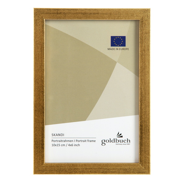 Bilderrahmen Skandi gold Holz