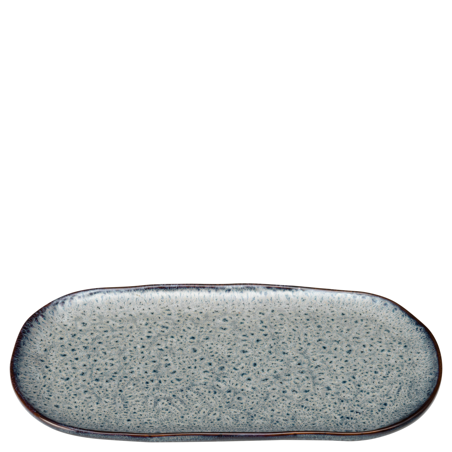 Platte MATERA anthrazit oval