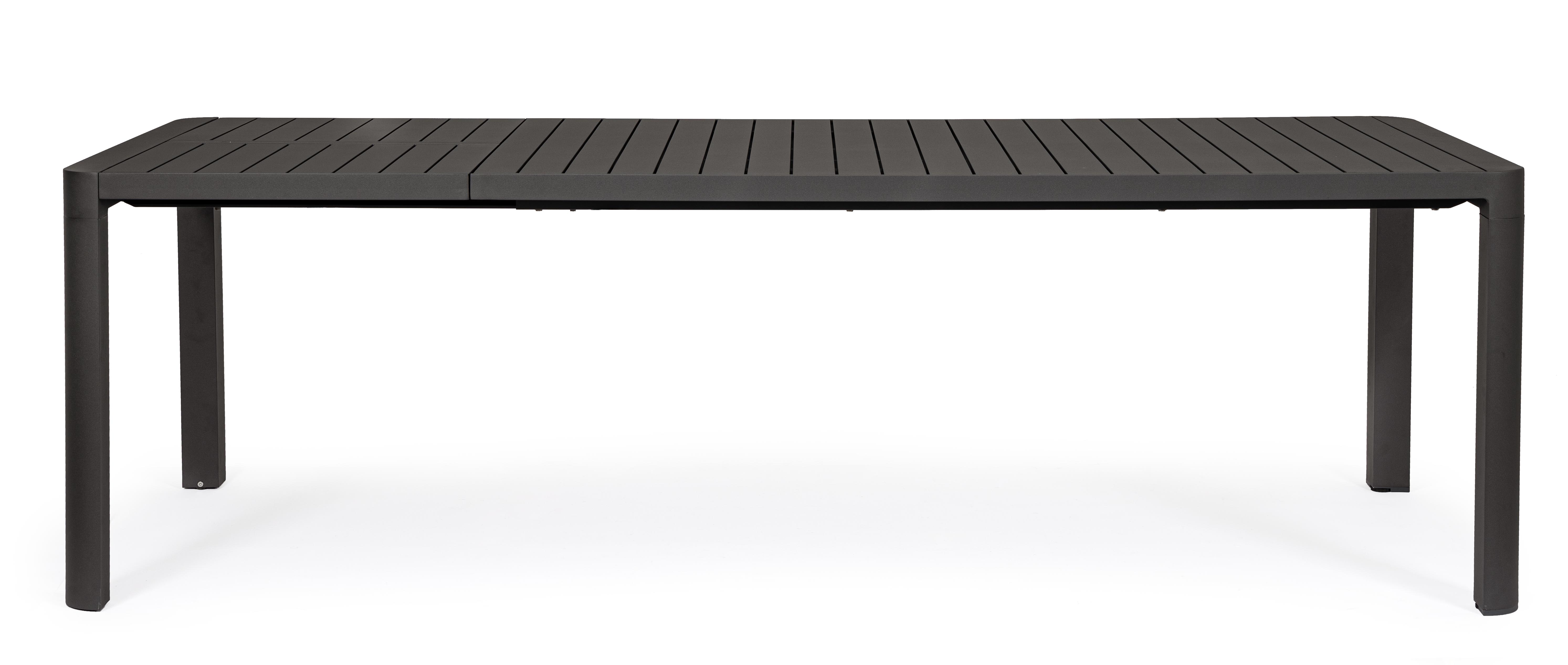 Outdoor Ausziehtisch Kiplin anthrazit Aluminium