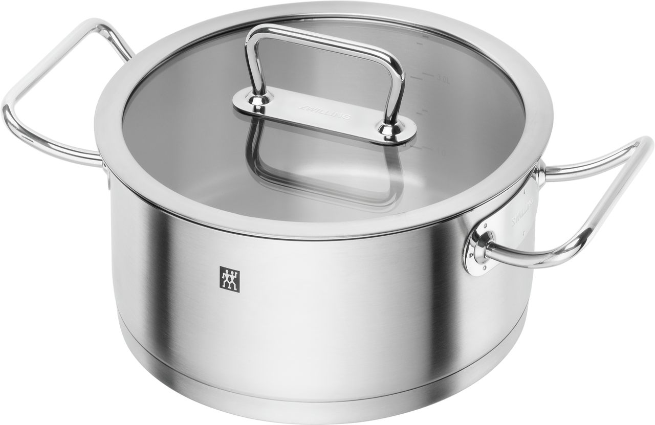 Bratentopf Pro silber Metall