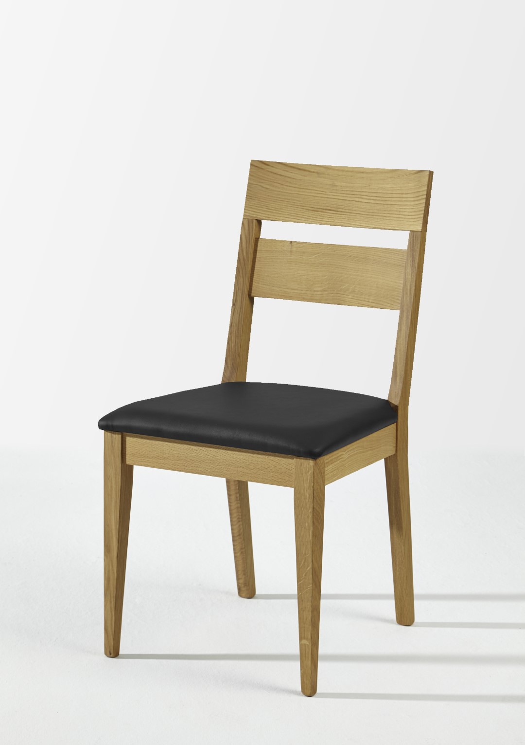 Sedia Filippa-P tessuto rovere selvatico marrone antracite