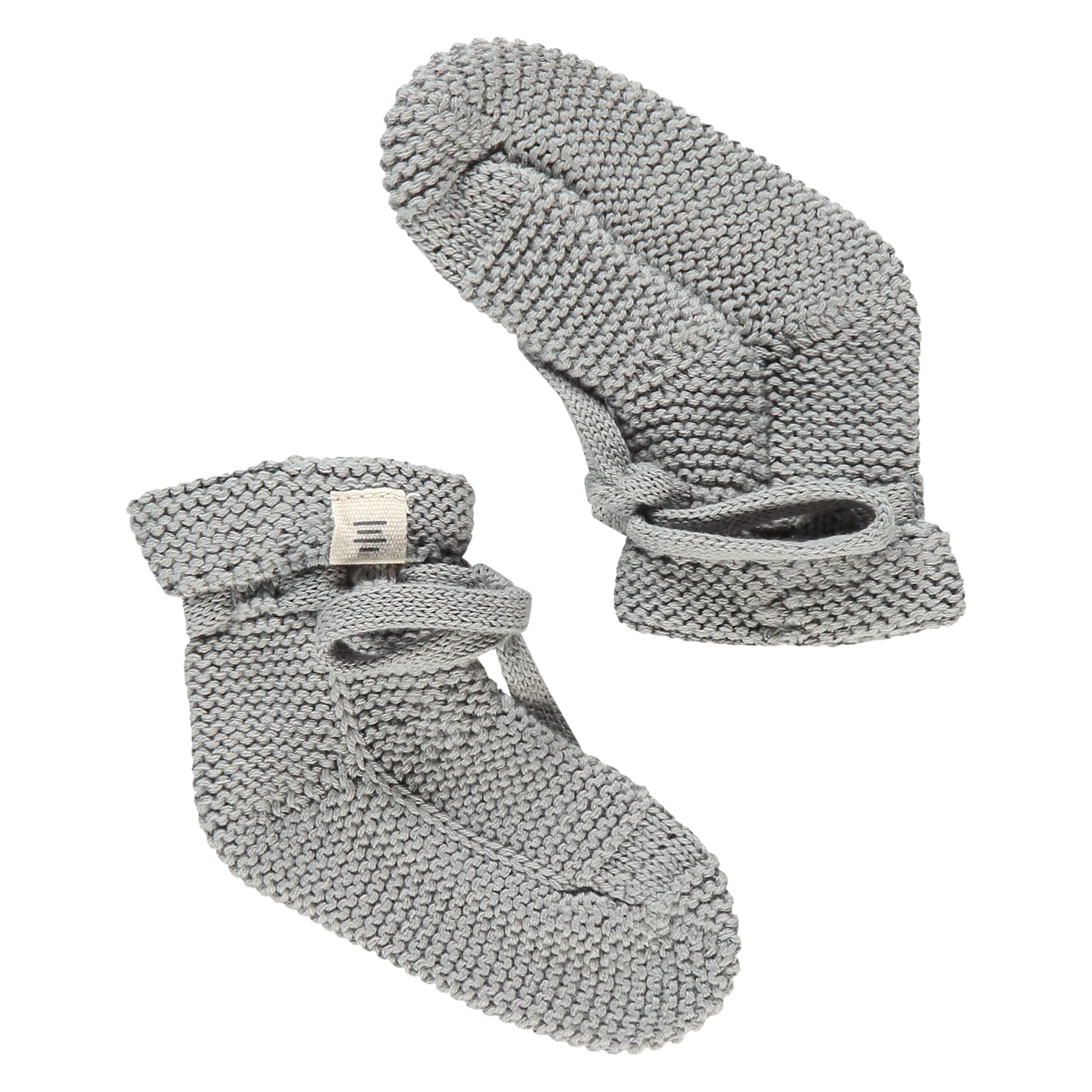 Scarpine per bebè A Tiny Story in cotone grigio