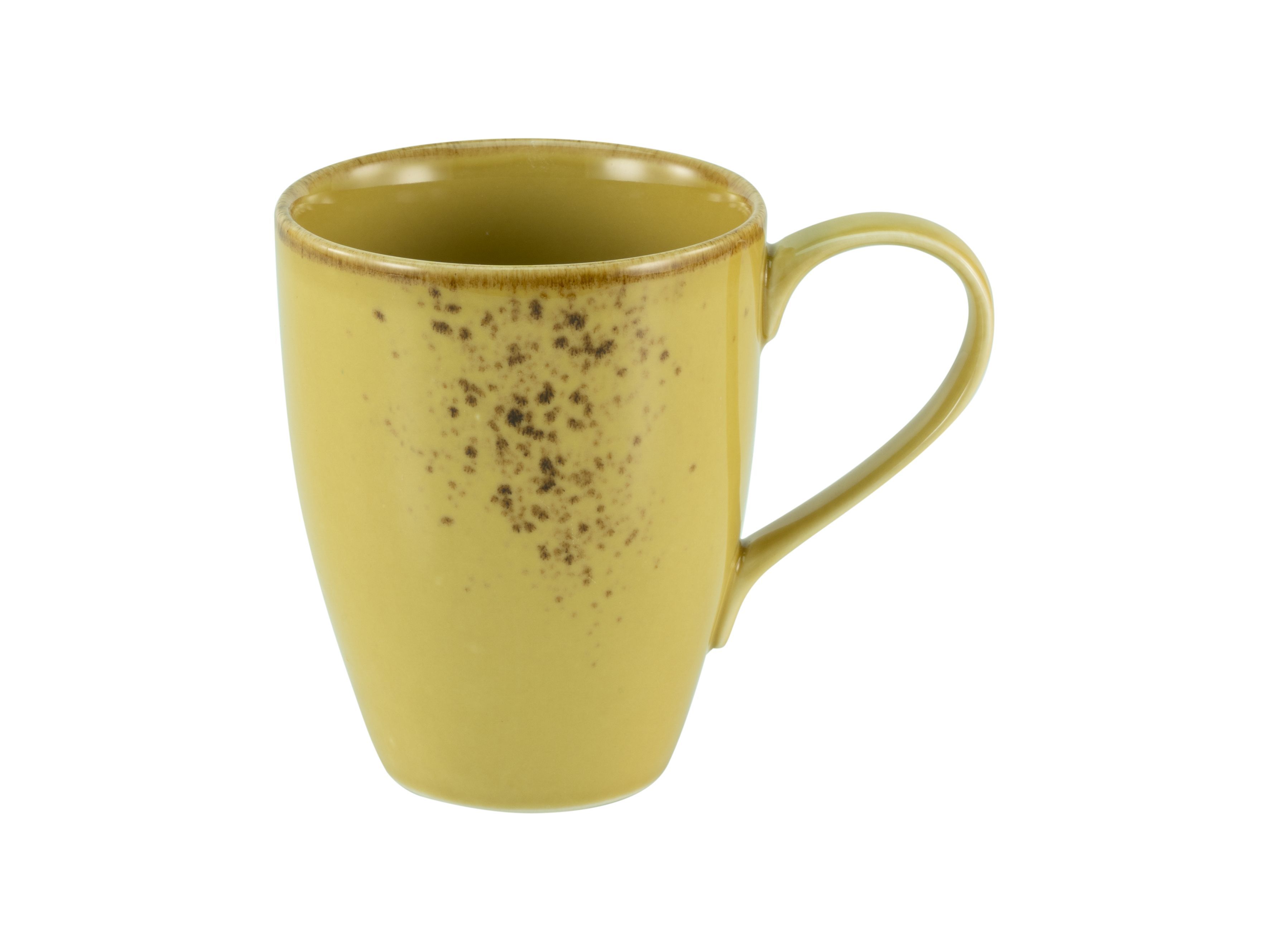 Kaffeebecher NATURE COLLECTION Curry B8,5/H11/D8,5cm