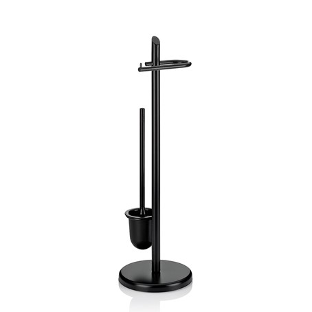 Toilettengarnitur Ken schwarz Metall