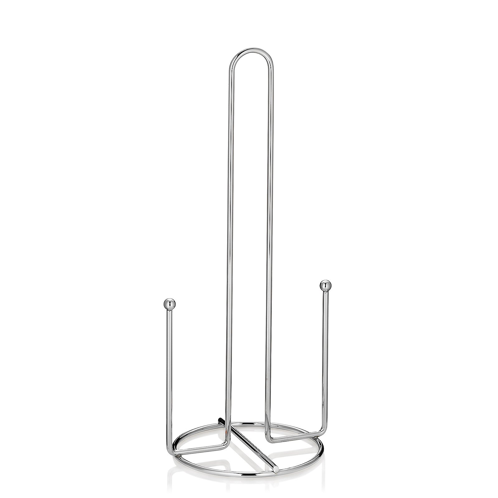 Küchenrollenhalter Globul silber glänzend Metall