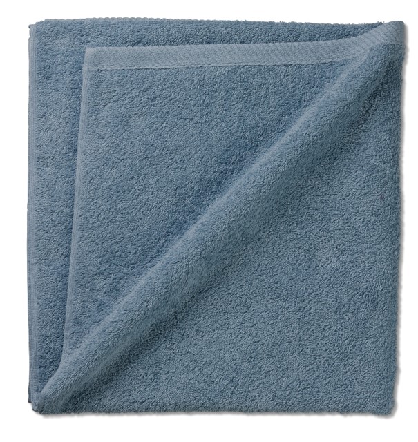 Asciugamano da doccia Ladessa blu fumo 100% cotone