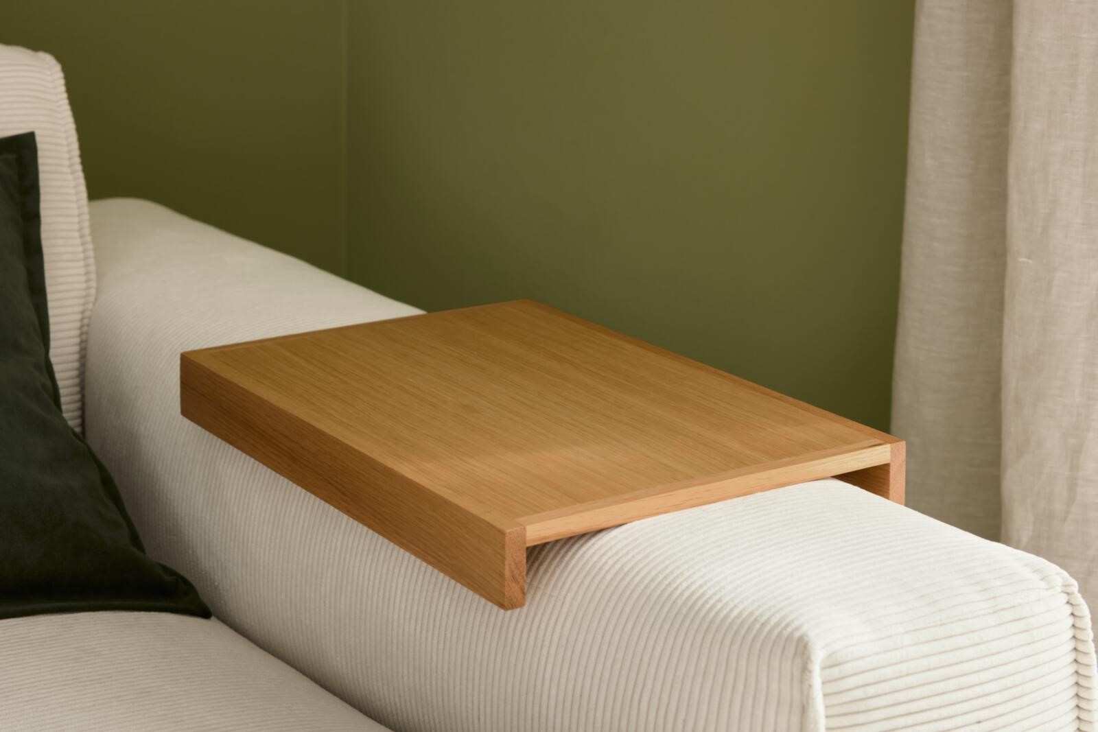 Holztablett für Armlehne Roomio No.4130 braun Eiche