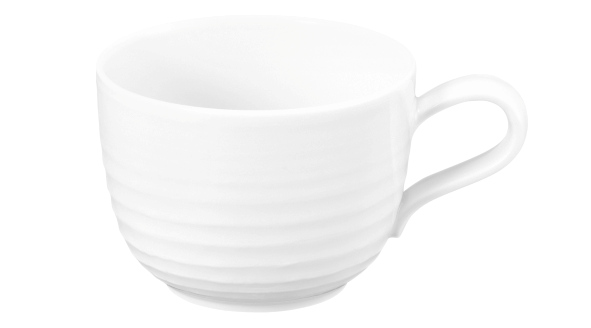 Kaffeeobertasse TERRA weiss