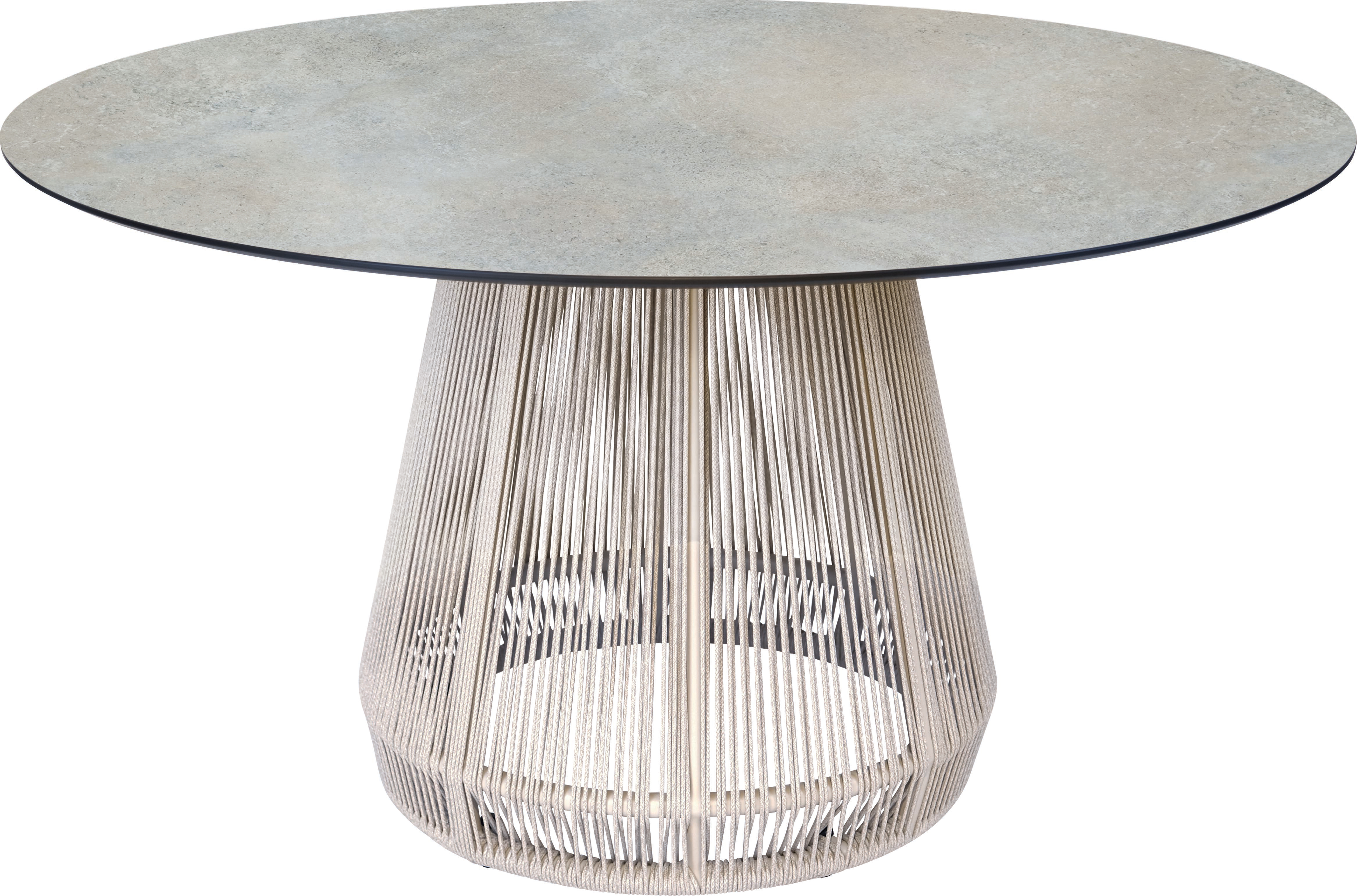 Outdoor Tavolo Rhoda grigio HPL alluminio