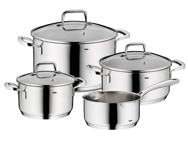 Kochtopf-Set Flavoria silber glänzend Edelstahl 18|10