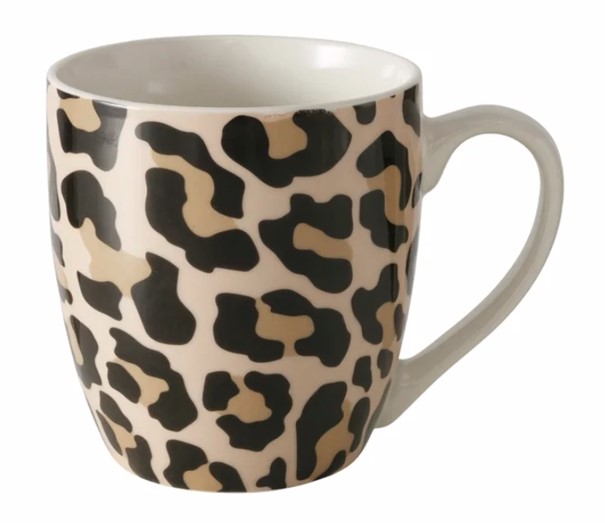 Tazza Jumbo Leony Leopard New Bone China