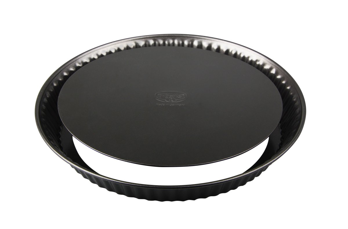 Tarte- Quicheform mit Hebeboden Tradition schwarz Blech