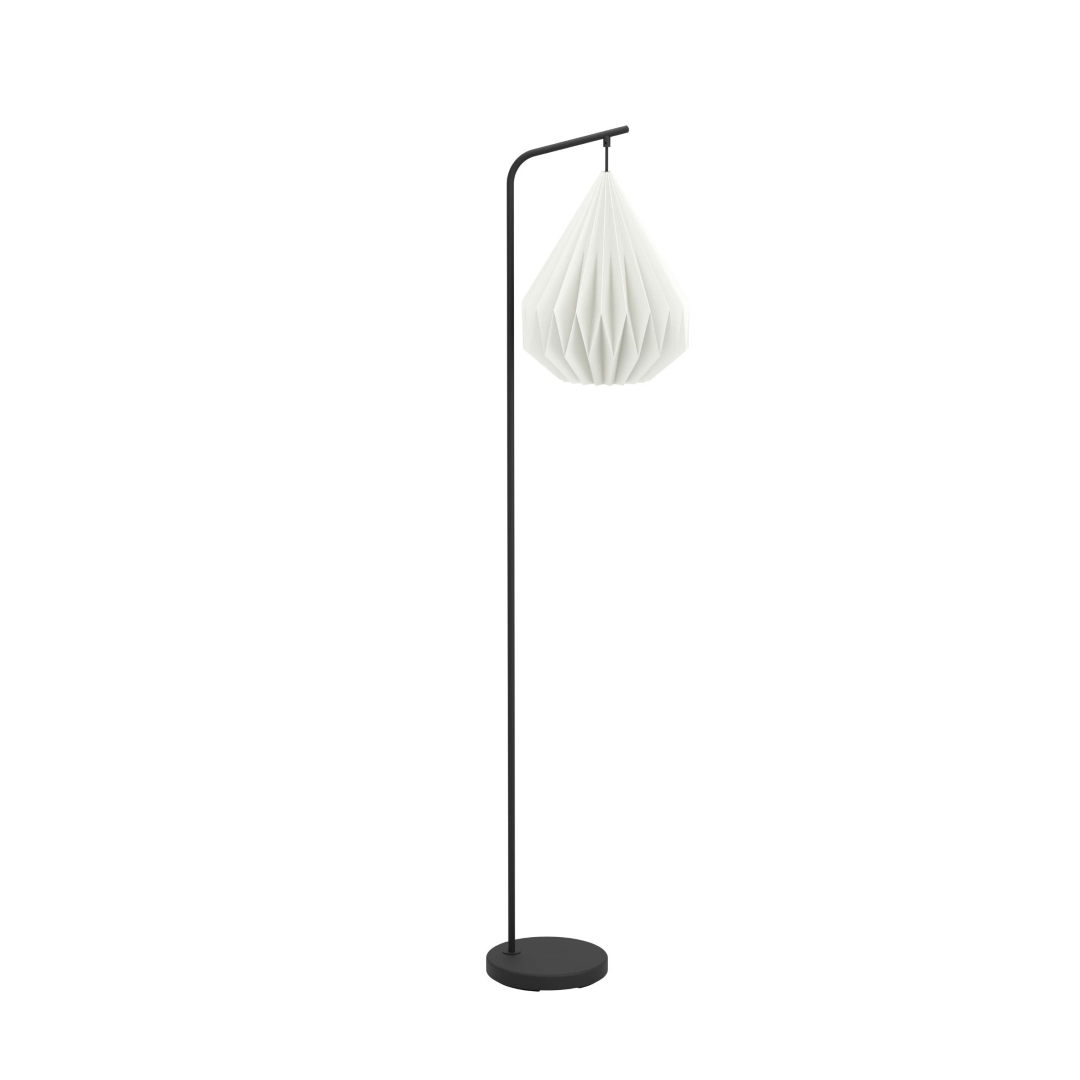 Lampada da terra Roomio No.9808 carta bianca