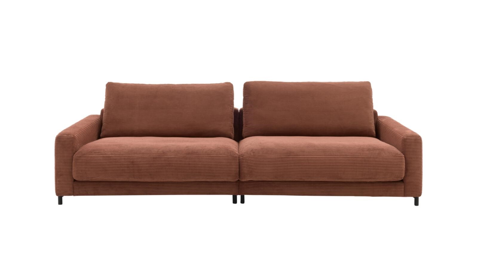 3-Sitzer Sofa Roomio No.4103 rost Cord