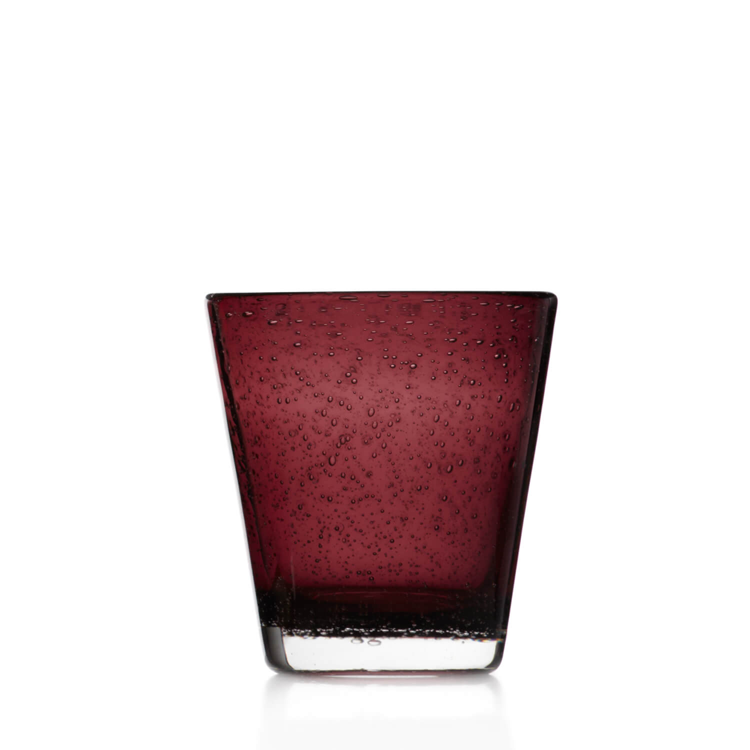 Bicchiere da whisky BURANO viola conico