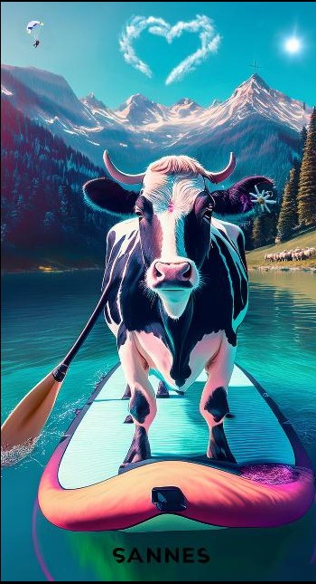 Cow Strandhandtuch Polyester/Polyamid multicolor