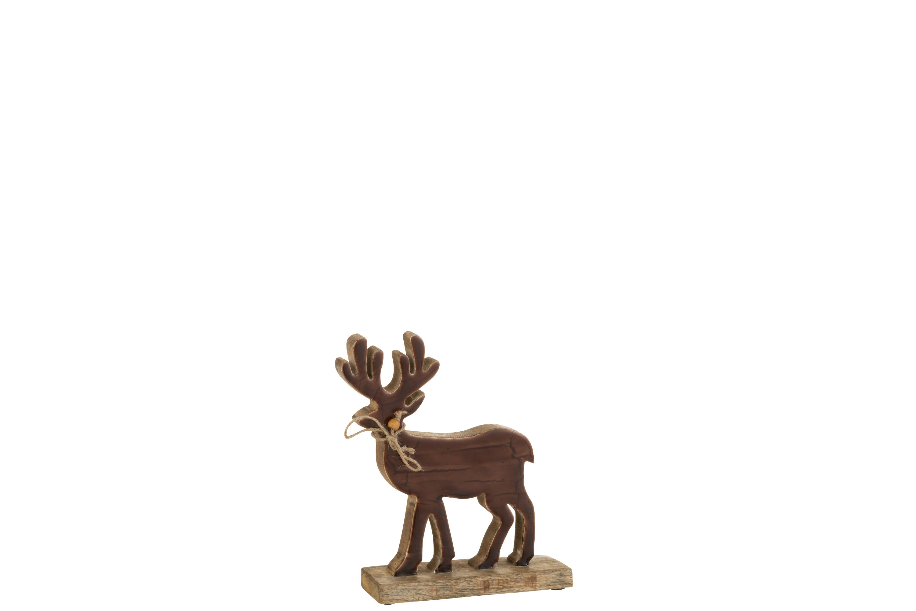 Figur Rentier braun Holz