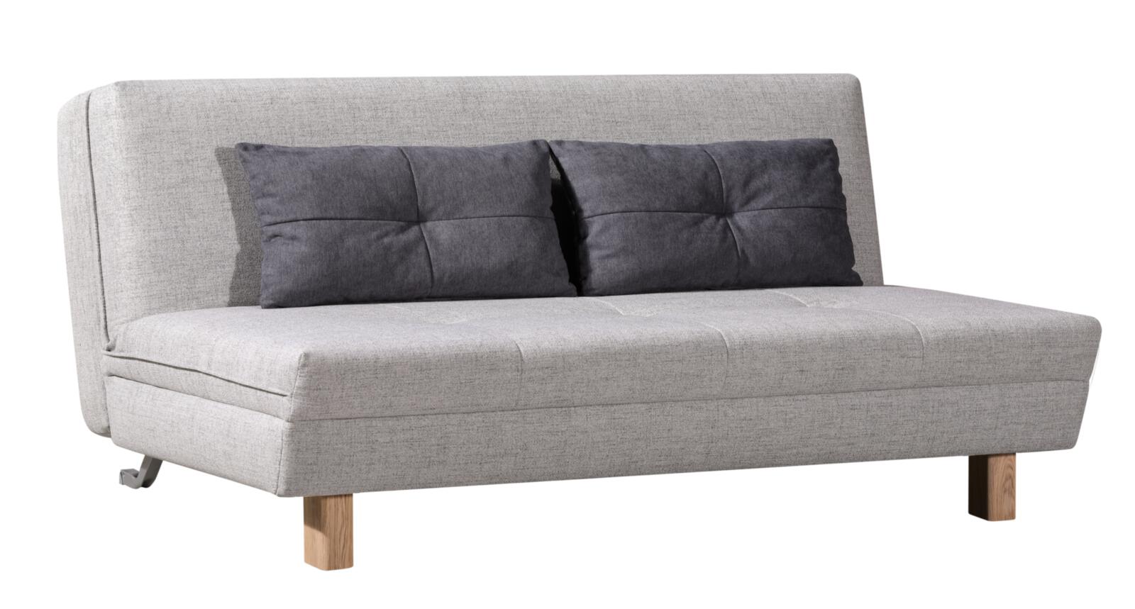 Schlafsofa Tabea grau Stoff