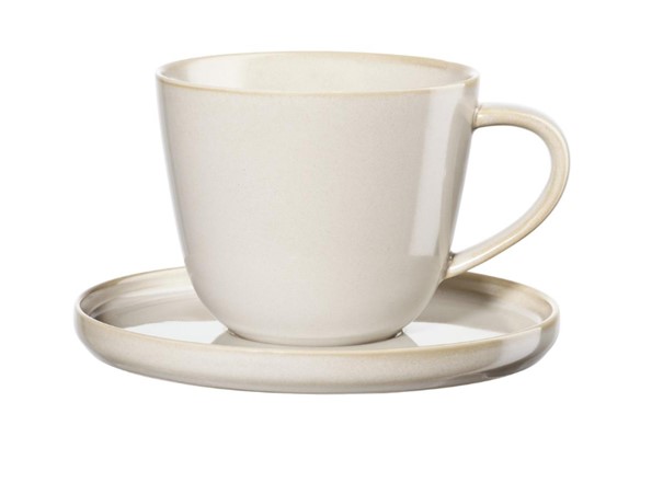 Kaffeetasse mit Unterer Coppa nude Porzellan