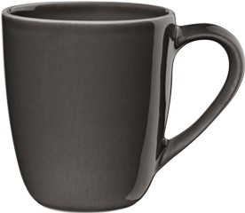 Tazza caviale SEMANA gres antracite lucido