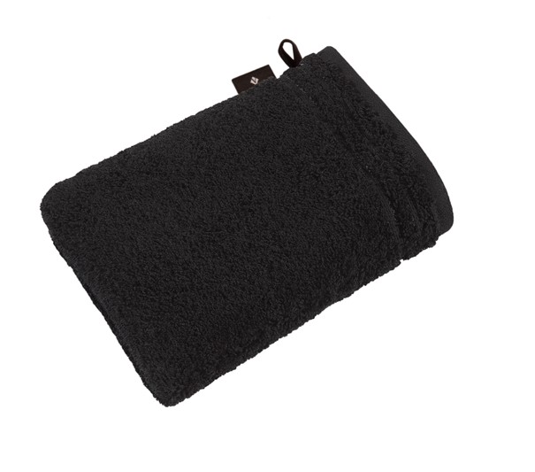 Waschhandschuh CALYPSO FEELING schwarz Frottee