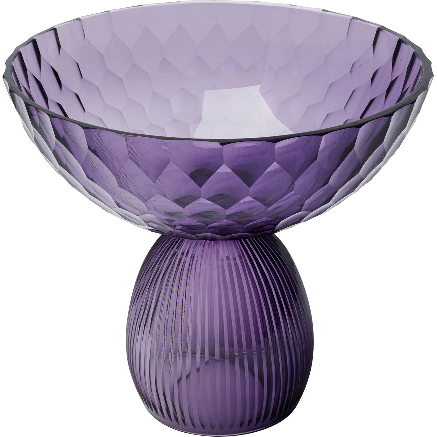 Vase Duetto lila Glas