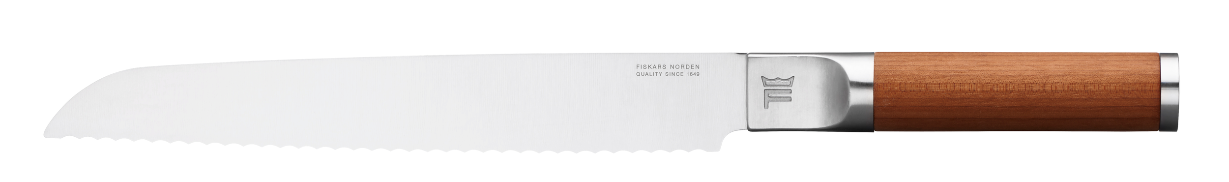 Brotmesser Norden braun Metall