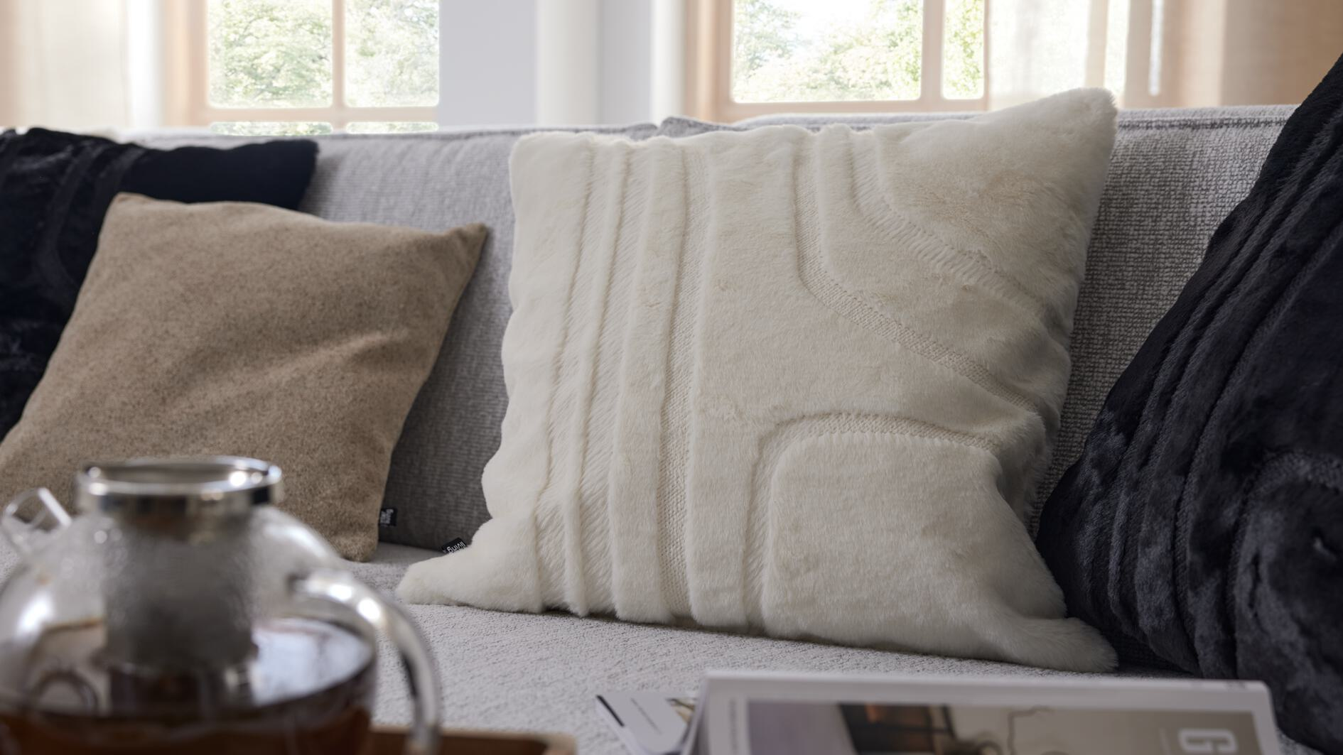 Copricuscino decorativo Interliving 9125 in tessuto naturale
