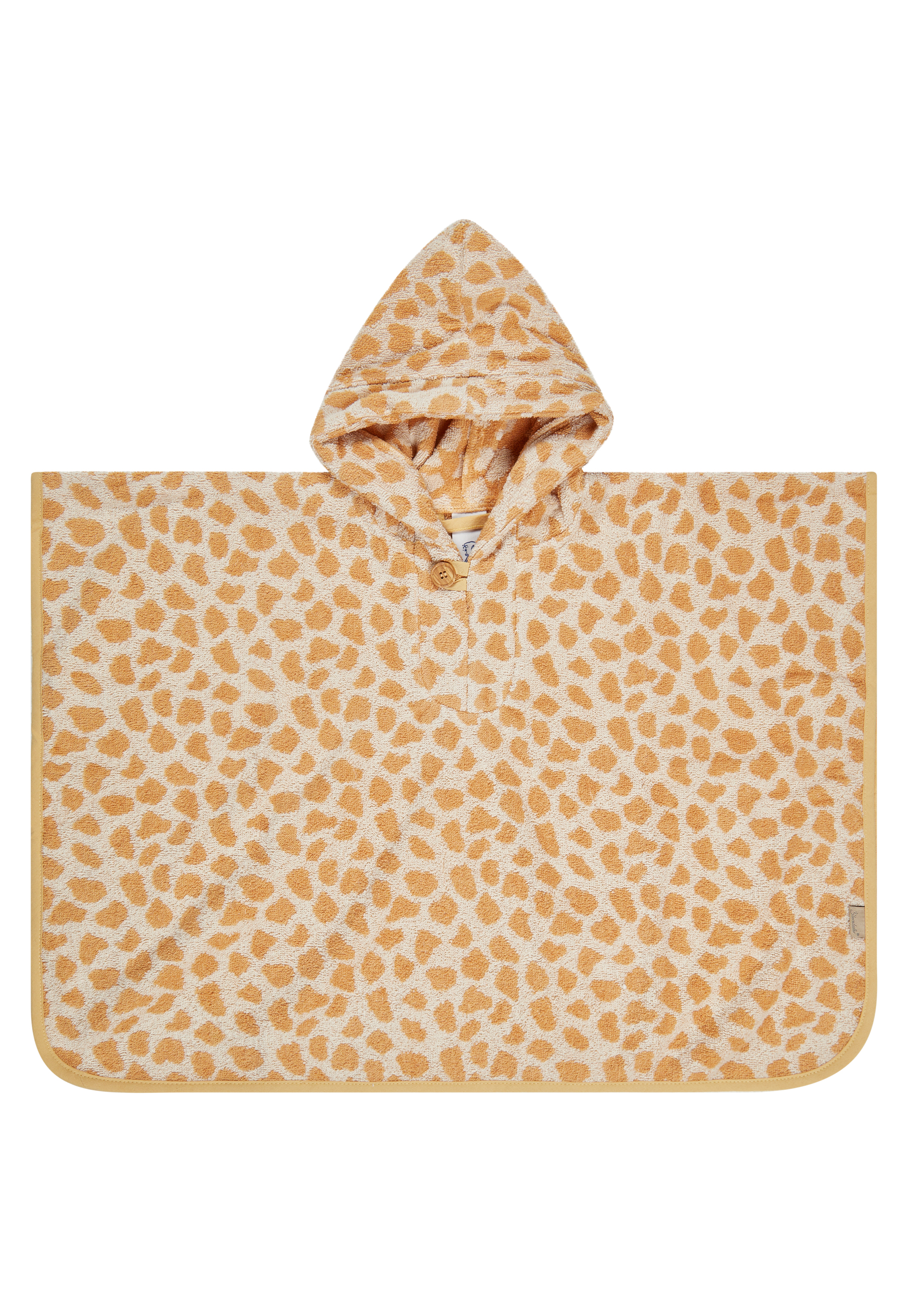 Badeponcho Giraffe Kaya beige Baumwolle